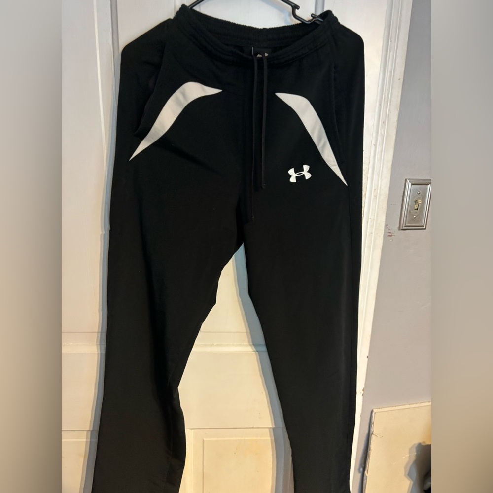 Under Armour Black Pants with White Details